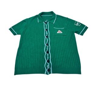 Waste Management Phoenix Open 16th Hole Polo Sweater M Coors Light Green Golf